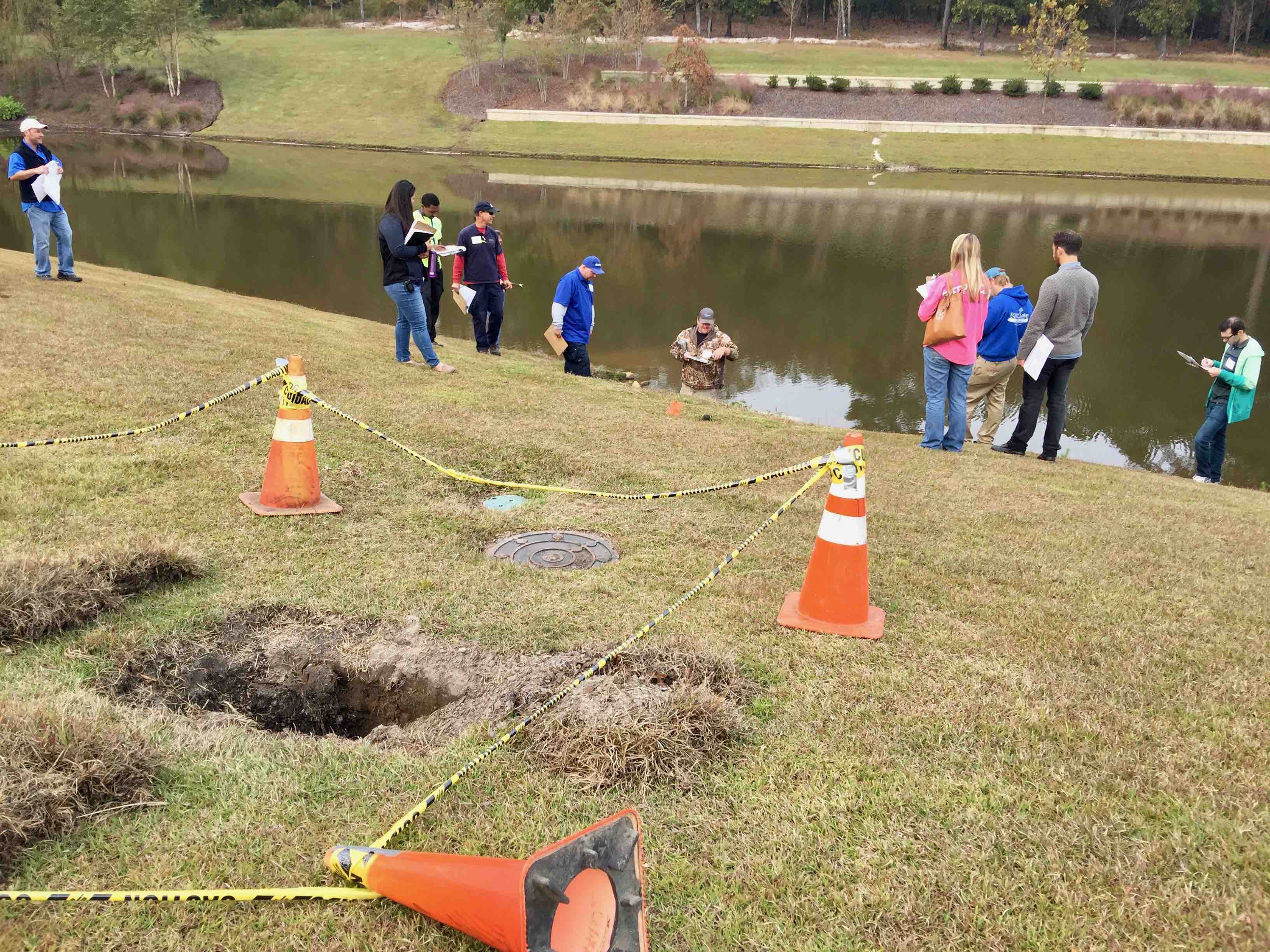 Sink Hole from poor installation